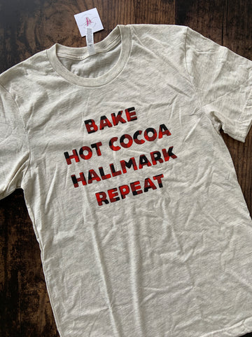 Bake, Hot Cocoa, Hallmark, repeat!