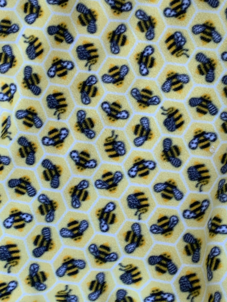 Busy Bees Fleece throw