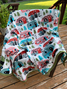 Happy Camper blanket