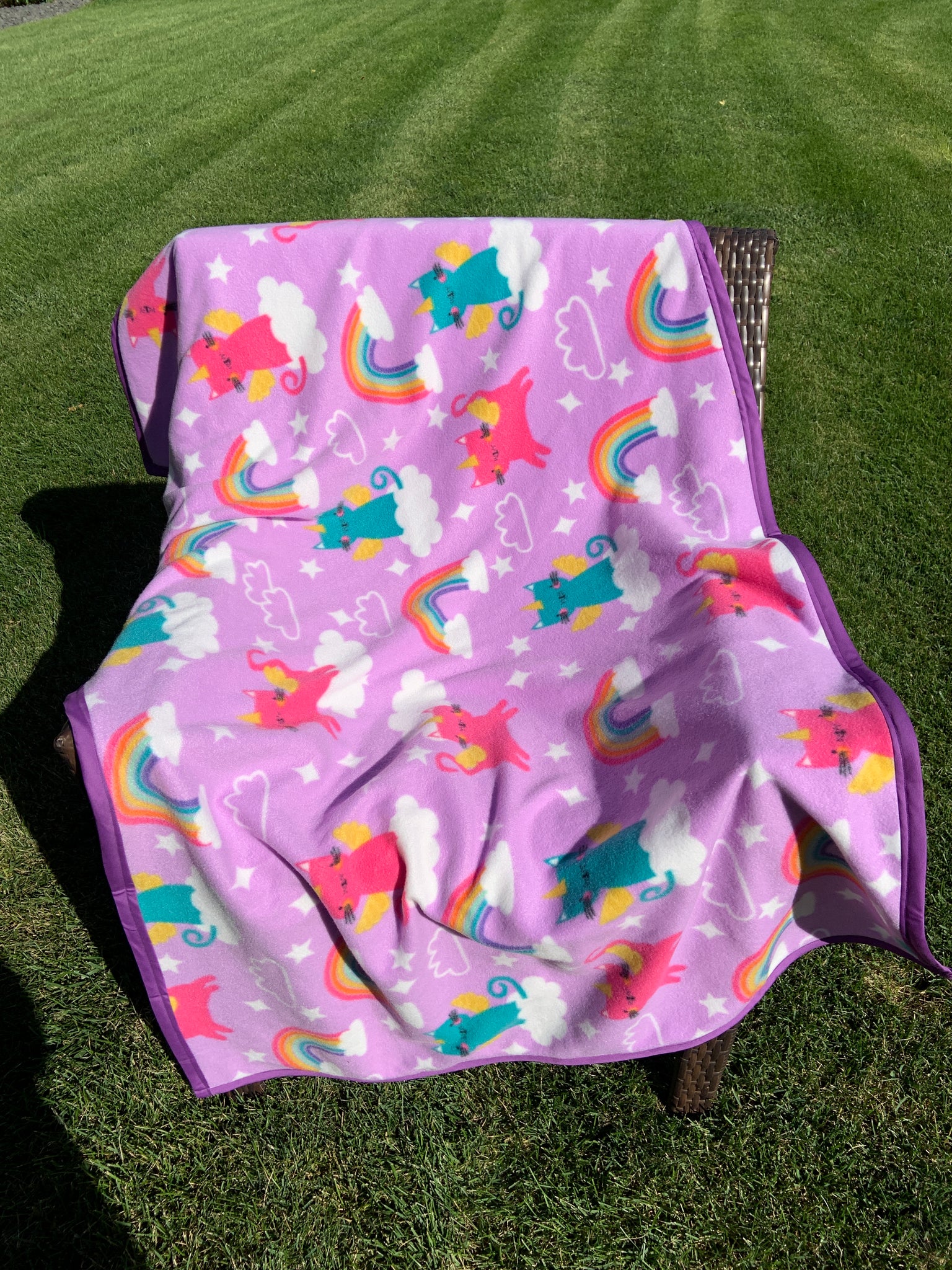 Kitty Unicorn Blanket