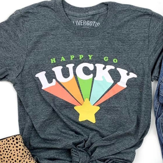 Happy Go Lucky tee